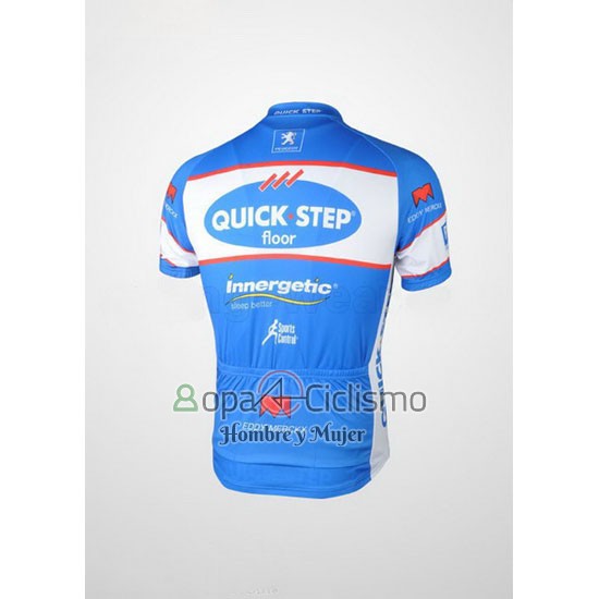 Quick Step Floor Ropa Ciclismo Culotte Corto 2010 Mangas Cortas Azur